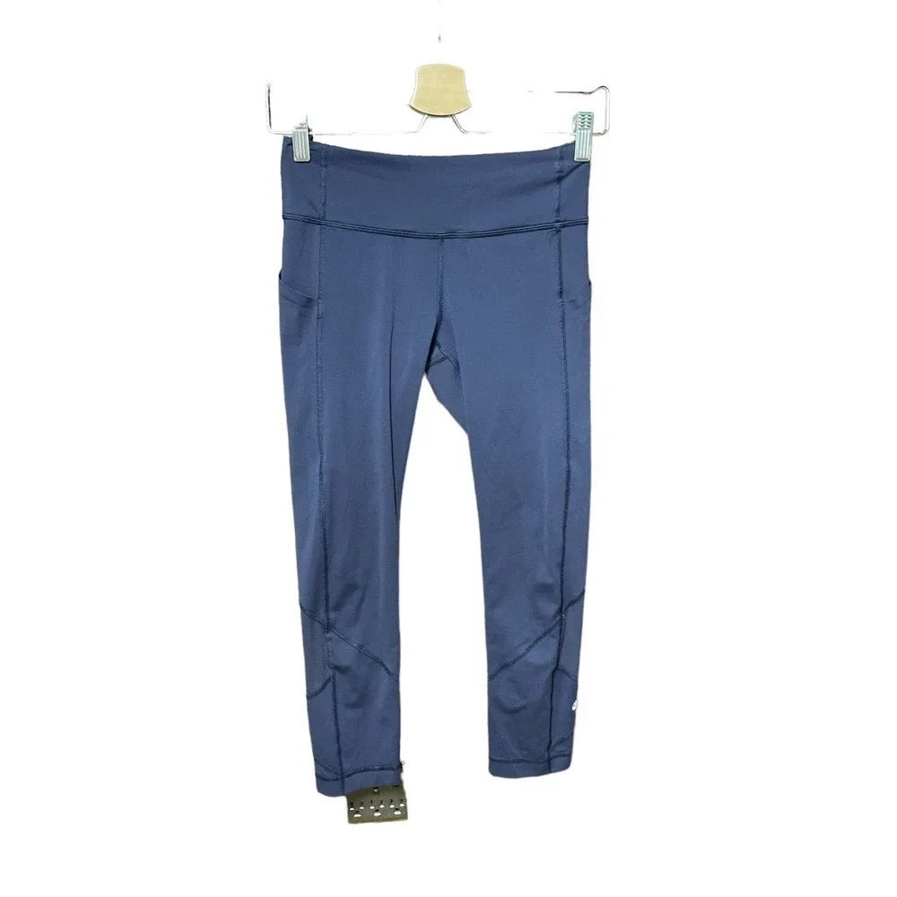 Lululemon Pace Rival Crop *22" Midnight Navy Size 4